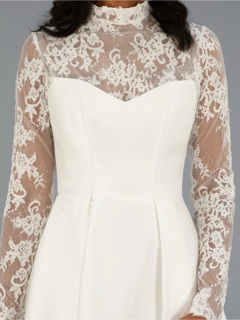 Grace & goddess Presley lace bridal  topper size 12